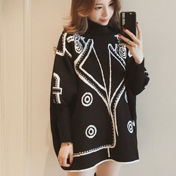 women's sweaters tvvovvin autumn pattern turtleneck collar print patchwork knitting pullvoers streetwear sweater women b834 yrvg, White;black
women's sweaters tvvovvin autumn pattern turtleneck collar print patchwork knitting pullvoers streetwear sweater women b834 yrvg, White;black