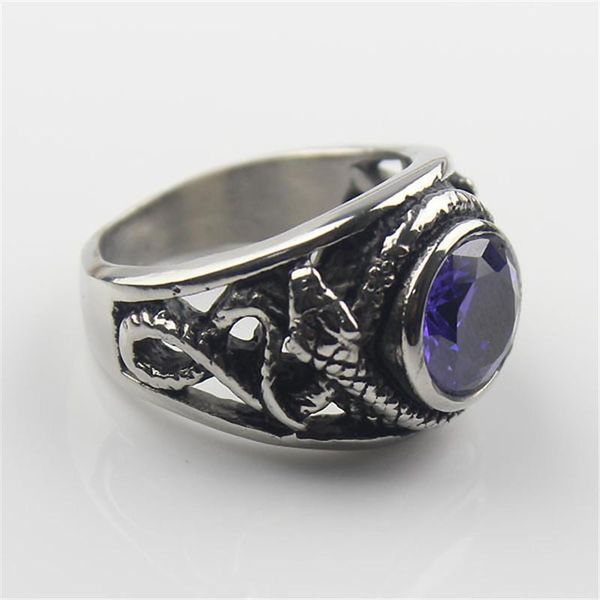 cluster rings purple cz crystal gem snake fashion men's 316l stainless steel biker ring jewelry, Golden;silver
cluster rings purple cz crystal gem snake fashion men's 316l stainless steel biker ring jewelry, Golden;silver