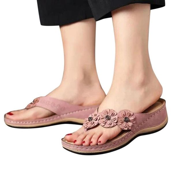 slippers women flip flops summer autumn casual comfortable fashion beach flower sandals cozy flat non-slip rome shoes, Black
slippers women flip flops summer autumn casual comfortable fashion beach flower sandals cozy flat non-slip rome shoes, Black