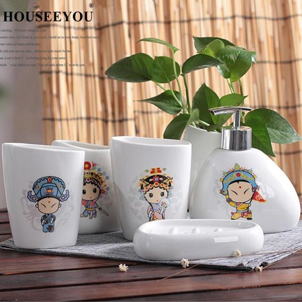 bath accessory set peking opera cartoon painted ceramic bathroom accessories liquid soap dispenser toothbrush holder tumbler dish cup mug
bath accessory set peking opera cartoon painted ceramic bathroom accessories liquid soap dispenser toothbrush holder tumbler dish cup mug