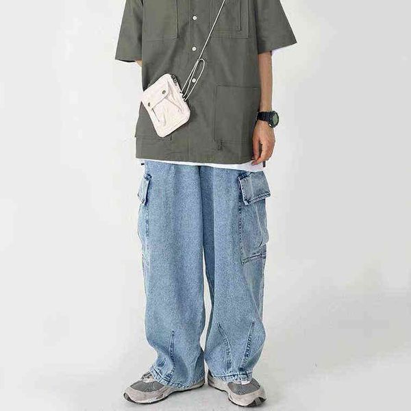 houzhou baggy jeans trousers male denim pants black wide leg men's loose casual korean streetwear hip hop harajuku 0309, Blue
houzhou baggy jeans trousers male denim pants black wide leg men's loose casual korean streetwear hip hop harajuku 0309, Blue