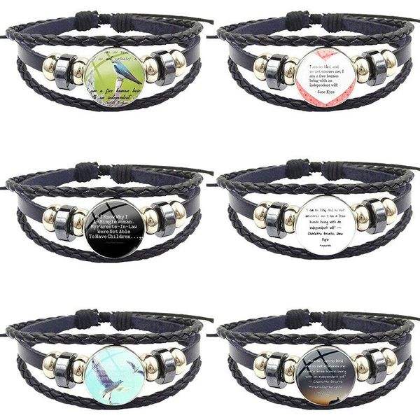 charm bracelets i am no bird a human being for girls statement maxi jewelry with glass cabochon black leather bracelet bangle, Golden;silver
charm bracelets i am no bird a human being for girls statement maxi jewelry with glass cabochon black leather bracelet bangle, Golden;silver