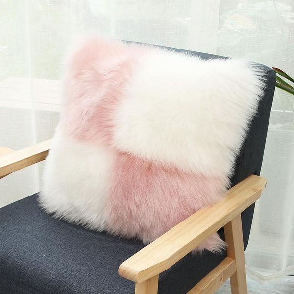 cushion/decorative pillow two-color stitching fluffy pillowcase wool cushions fur cushion cover sofa plush bed faux decorative throw pillows
cushion/decorative pillow two-color stitching fluffy pillowcase wool cushions fur cushion cover sofa plush bed faux decorative throw pillows