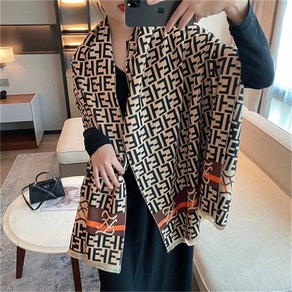 scarf women's autumn and winter new letters cashmere versatile shawl warm wool scarf live broadcast, Blue;gray
scarf women's autumn and winter new letters cashmere versatile shawl warm wool scarf live broadcast, Blue;gray