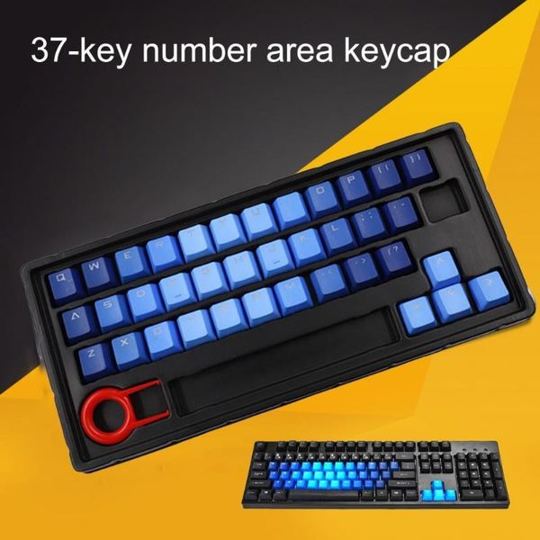 37-key non-slip color gradient pbt keycaps mechanical keyboard replacement caps for computer pc lapkeyboards
37-key non-slip color gradient pbt keycaps mechanical keyboard replacement caps for computer pc lapkeyboards