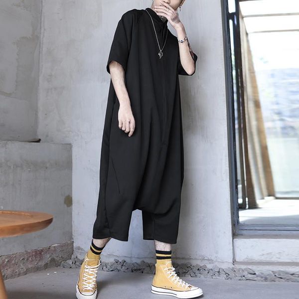 men's pants 2021 spring summer man handsome leisure jumpsuit nine-point pant loose ropa hombre casual stylish pantalon s-5xl incerun, Black
men's pants 2021 spring summer man handsome leisure jumpsuit nine-point pant loose ropa hombre casual stylish pantalon s-5xl incerun, Black