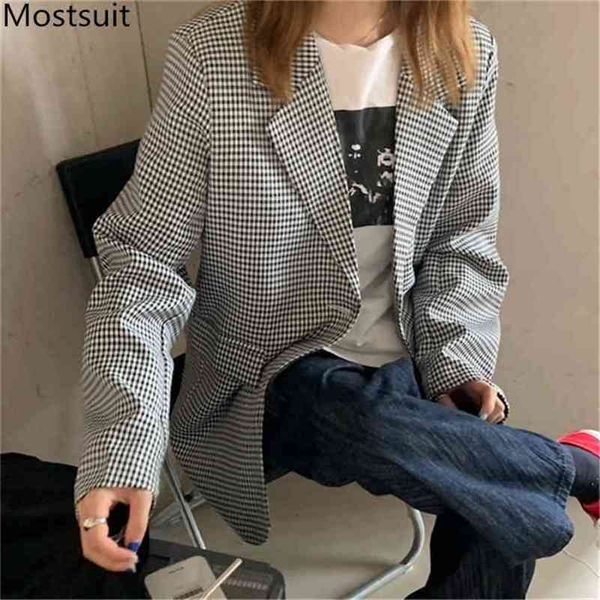 korean fashion plaid women suit coat full sleeve single-breasted classic jacket vintage casual loose female 210513, Black
korean fashion plaid women suit coat full sleeve single-breasted classic jacket vintage casual loose female 210513, Black