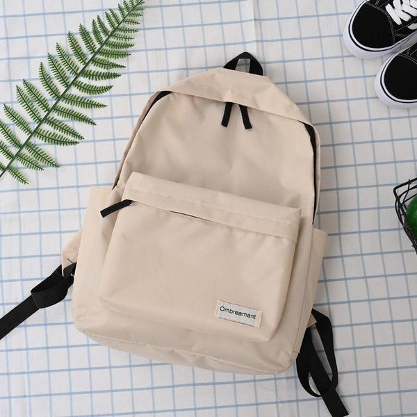 school bag female simple pack campus backpack ins college wind male students shoulder casual women's back
school bag female simple pack campus backpack ins college wind male students shoulder casual women's back