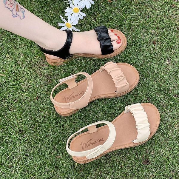 sandals low woman leather soft shoes lady 2021 summer heels suit female beige low-heeled flat girls black gladiator clear f
sandals low woman leather soft shoes lady 2021 summer heels suit female beige low-heeled flat girls black gladiator clear f