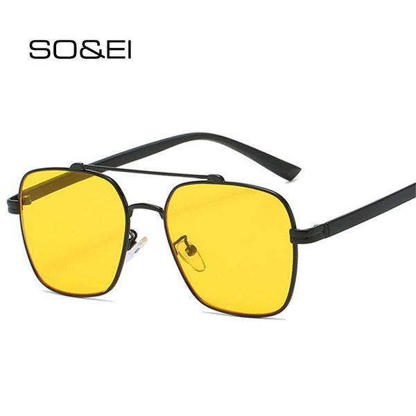 sunglasses so&ei vintage double bridges square women fashion clear ocean lens eyewear men colorful sun glasses shades uv400, White;black
sunglasses so&ei vintage double bridges square women fashion clear ocean lens eyewear men colorful sun glasses shades uv400, White;black