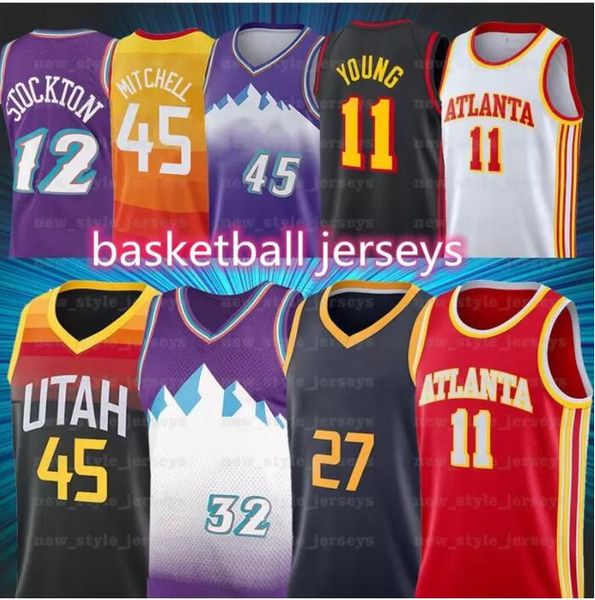 2021 new young 11 trae basketball jerseys ncaa donovan 45 mitchell gobert 27 rudy 12 john malone stockton 32 karl as, Black;red
2021 new young 11 trae basketball jerseys ncaa donovan 45 mitchell gobert 27 rudy 12 john malone stockton 32 karl as, Black;red