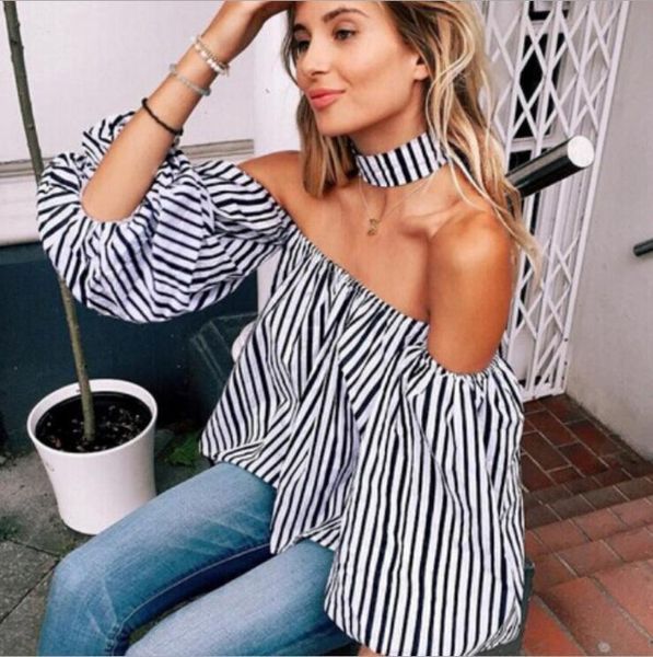 women's blouses & shirts fashion women shirt explosion models word collar slash neck lantern sleeves striped strapless 2021 spring autu, White
women's blouses & shirts fashion women shirt explosion models word collar slash neck lantern sleeves striped strapless 2021 spring autu, White