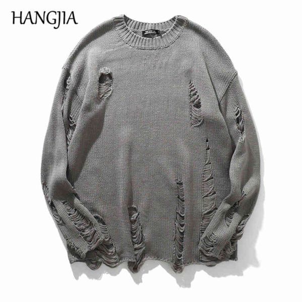 wash hole ripped knit sweaters women streetwear hip hop pullovers jumper fashion oversized all-match men winter cloth, Black
wash hole ripped knit sweaters women streetwear hip hop pullovers jumper fashion oversized all-match men winter cloth, Black