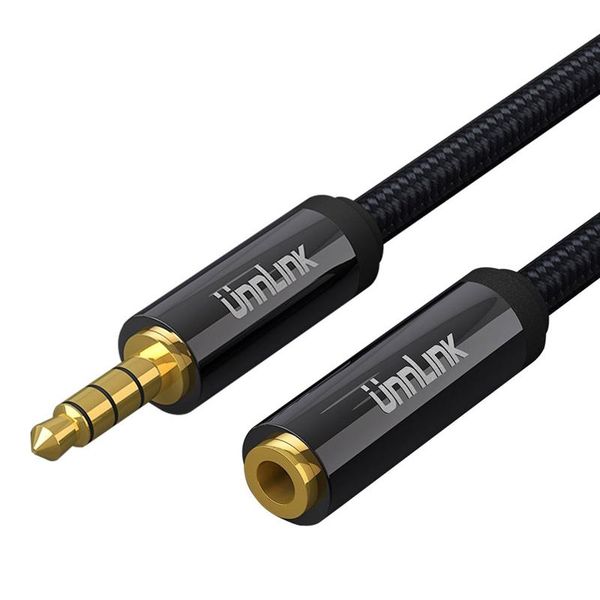 unnlink hifi 3/4 pole trrs 3.5mm jack aux cable extender extension cord 1.5m o for headphone headset earphone audio cables & connectors
unnlink hifi 3/4 pole trrs 3.5mm jack aux cable extender extension cord 1.5m o for headphone headset earphone audio cables & connectors