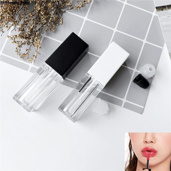 storage bottles & jars 1pcs clear diy empty lipstick bottle lip gloss tube black white cosmetic sample container with cap
storage bottles & jars 1pcs clear diy empty lipstick bottle lip gloss tube black white cosmetic sample container with cap