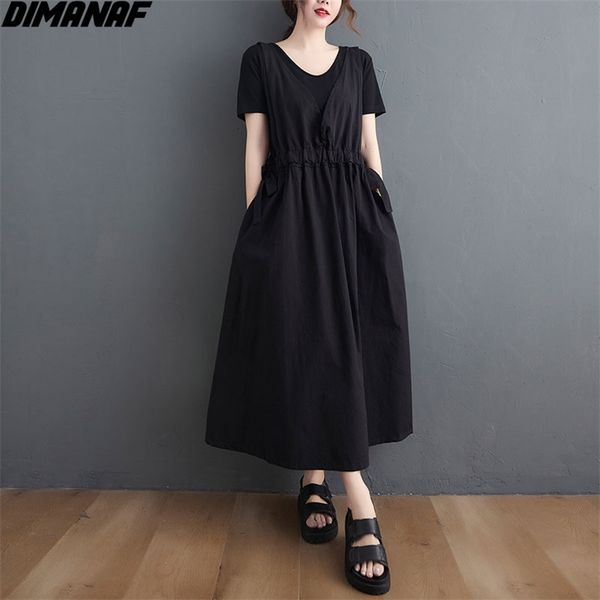 plus size summer beach dress women sleeveless sundress belt black long v-neck loose casual korea cotton 210531, Black;gray
plus size summer beach dress women sleeveless sundress belt black long v-neck loose casual korea cotton 210531, Black;gray