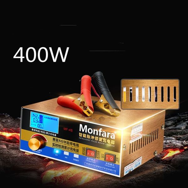 2020 agm start-scar , 400w intelligent pulse repair battery 12v 24vtruck motorcycle charger
2020 agm start-scar , 400w intelligent pulse repair battery 12v 24vtruck motorcycle charger
