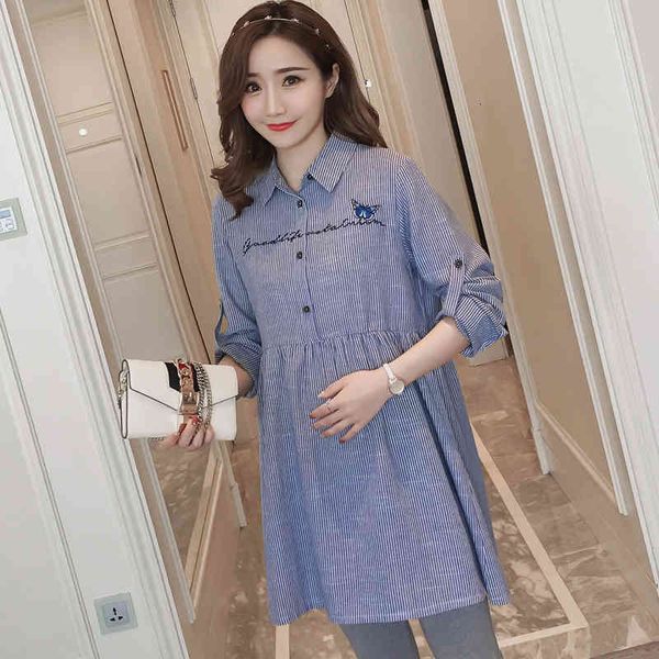 shirts 2823# spring long sleeve cotton maternity blouse a line loose slim shirts clothes for pregnant women pregnancy casual, White
shirts 2823# spring long sleeve cotton maternity blouse a line loose slim shirts clothes for pregnant women pregnancy casual, White