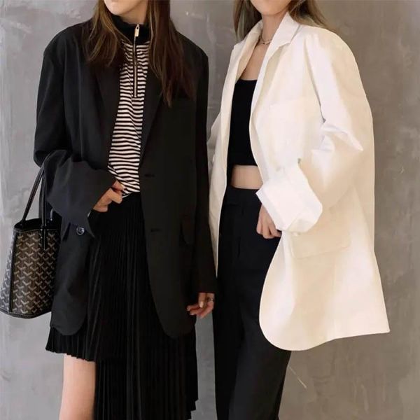 women's suits & blazers same style for men and women, oversized suit jacket women fall clothing 2021 korean fashion, White;black
women's suits & blazers same style for men and women, oversized suit jacket women fall clothing 2021 korean fashion, White;black