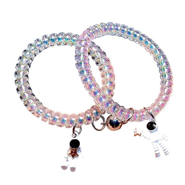 charm bracelets fashion small rubber band couple head rope astronaut magnet bracelet hair rings headdress, Golden;silver
charm bracelets fashion small rubber band couple head rope astronaut magnet bracelet hair rings headdress, Golden;silver