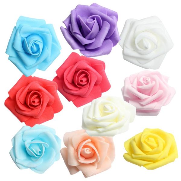 decorative flowers & wreaths 100 pieces foam rose flower heads artificial roses for wedding decoration 6cm
decorative flowers & wreaths 100 pieces foam rose flower heads artificial roses for wedding decoration 6cm