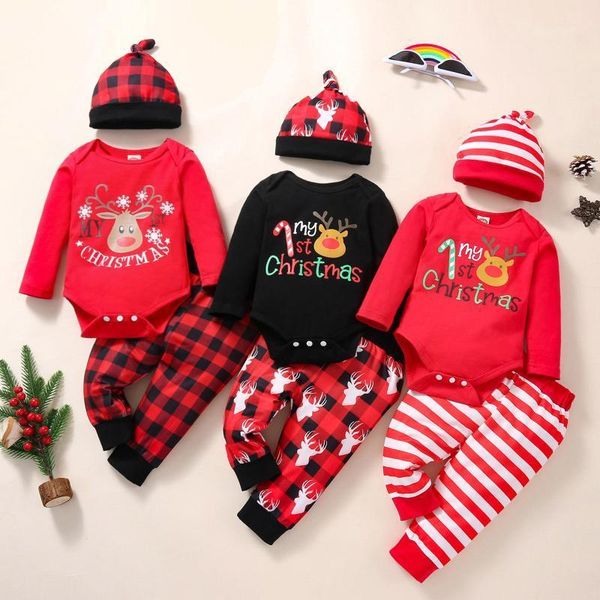 clothing sets infant baby boys girls christmas xmas cartoon deer letter printed bodysuit+pants hat outfits born clothes1, White
clothing sets infant baby boys girls christmas xmas cartoon deer letter printed bodysuit+pants hat outfits born clothes1, White