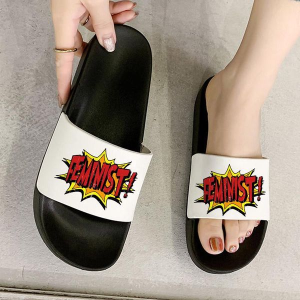 letters women's slippers casual indoor home ladies slides bathroom flip flops mujer, Black
letters women's slippers casual indoor home ladies slides bathroom flip flops mujer, Black