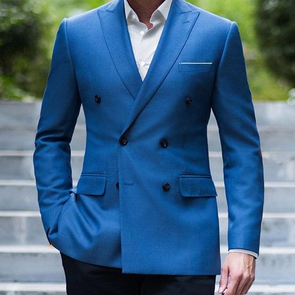 men's suits & blazers 2021 tailor made fashion double breasted blue blazer slim fit groom tuxedo for wedding dress party male clothing, White;black
men's suits & blazers 2021 tailor made fashion double breasted blue blazer slim fit groom tuxedo for wedding dress party male clothing, White;black