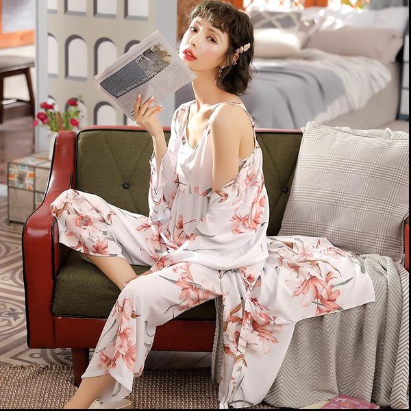 3 pieces lot pajamas women sleepwear sets cotton home wear clothing spaghetti strap sleep lounge pijama nightwear pyjamas set, Black;red
3 pieces lot pajamas women sleepwear sets cotton home wear clothing spaghetti strap sleep lounge pijama nightwear pyjamas set, Black;red