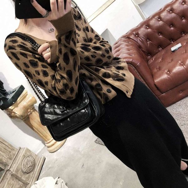 women's jackets coats leopard knitted cardigan female v-neck long sleeve 2021 autumn loose student short sweater jacket fashion pksu, Black;brown
women's jackets coats leopard knitted cardigan female v-neck long sleeve 2021 autumn loose student short sweater jacket fashion pksu, Black;brown