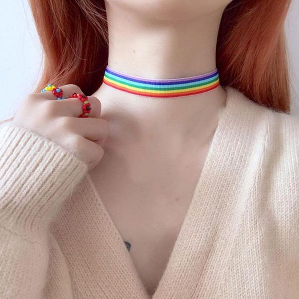 chokers rainbow choker necklace moon pendant ribbon collar bracelet men women lesbian gay jewelry gift, Golden;silver
chokers rainbow choker necklace moon pendant ribbon collar bracelet men women lesbian gay jewelry gift, Golden;silver