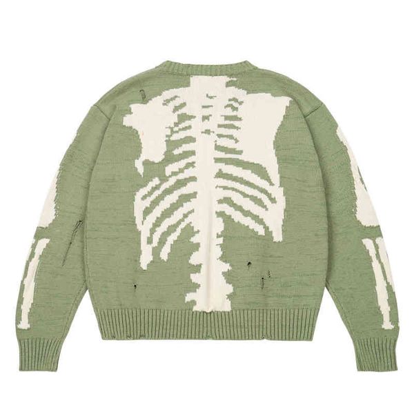 men's sweaters streetwear oversized skeleton bone printed men women hip hop ripped kanye vintage rock rapper loose knitted 6xmb, White;black
men's sweaters streetwear oversized skeleton bone printed men women hip hop ripped kanye vintage rock rapper loose knitted 6xmb, White;black