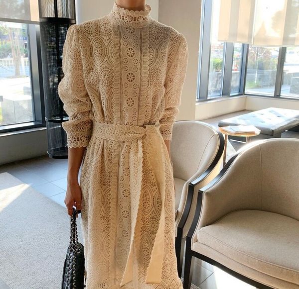dresses runway fashion spring lace retro korean maxi elegant full sleeves for women casual ladies es woman party night, Black;gray
dresses runway fashion spring lace retro korean maxi elegant full sleeves for women casual ladies es woman party night, Black;gray