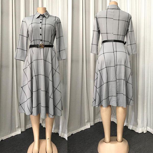 fsahion office lady wrist striped dress casual dresses, Black;gray