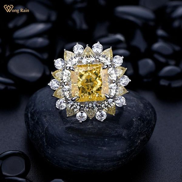 cluster rings wong rain luxury 925 sterling silver 10*10 mm flower cut created moissanite gemstone anniversary ring for women fine jewel, Golden;silver
cluster rings wong rain luxury 925 sterling silver 10*10 mm flower cut created moissanite gemstone anniversary ring for women fine jewel, Golden;silver