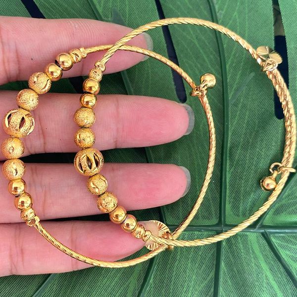 bangle 2pc/lot dubai bangles ethiopian bracelet gold color charm bead jewelry african ball bride party gifts, Black
bangle 2pc/lot dubai bangles ethiopian bracelet gold color charm bead jewelry african ball bride party gifts, Black