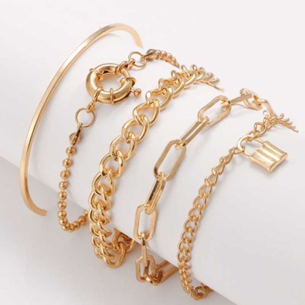 link, chain diezi vintage elegant multilayer bracelets bangles for women gold color lock butterfly heart charm bracelet sets jewelry, Black
link, chain diezi vintage elegant multilayer bracelets bangles for women gold color lock butterfly heart charm bracelet sets jewelry, Black