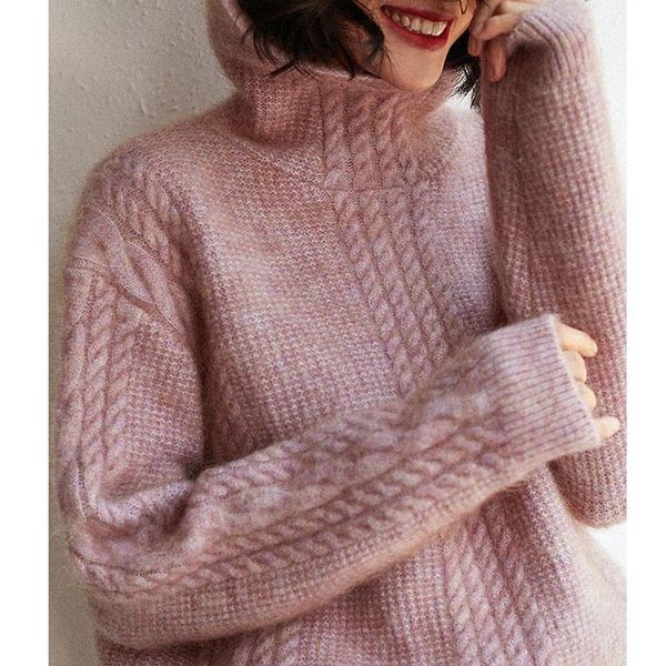women's sweaters women sweater winter warm thick pink pullover wool twisted mohair hooded loose pull femme nouveaute 2021, White;black
women's sweaters women sweater winter warm thick pink pullover wool twisted mohair hooded loose pull femme nouveaute 2021, White;black