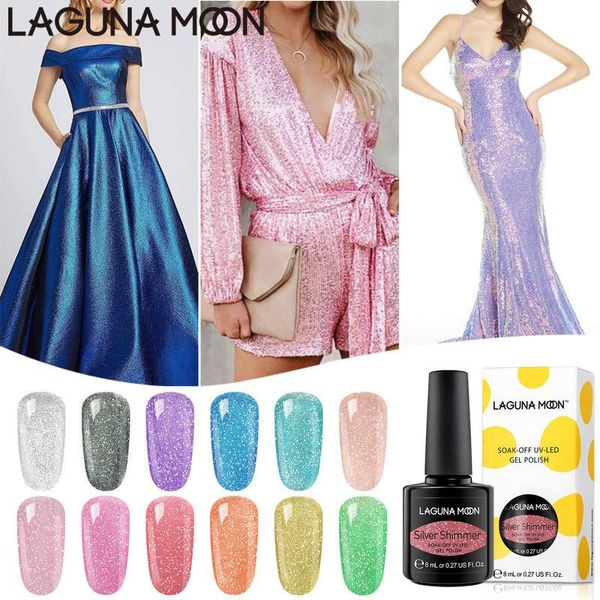 lagunamoon silver shimmer gel nail polish uv led soak off varnish manicure pedicure arts salon varnishes lacquer 8ml
lagunamoon silver shimmer gel nail polish uv led soak off varnish manicure pedicure arts salon varnishes lacquer 8ml