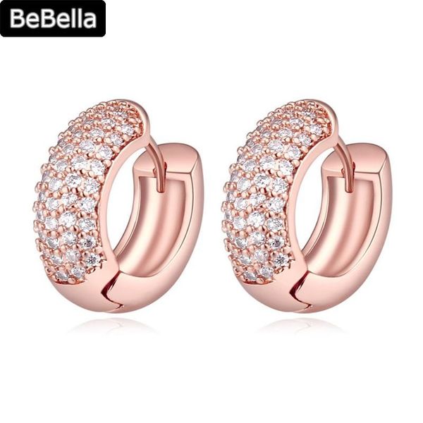 hoop & huggie bebella 1.5cm earrings in rose gold color and cubic zirconia for women girl gift bride trendy fashion jewelry, Golden;silver
hoop & huggie bebella 1.5cm earrings in rose gold color and cubic zirconia for women girl gift bride trendy fashion jewelry, Golden;silver