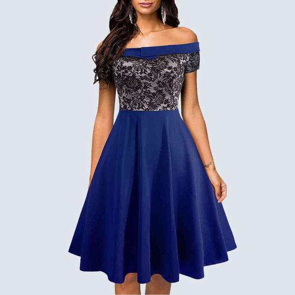 dresses women off the shoulder sheath casual party bodycon summer vintage floral lace patchwork swing a-line ha051, Black;gray
dresses women off the shoulder sheath casual party bodycon summer vintage floral lace patchwork swing a-line ha051, Black;gray