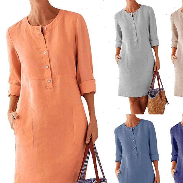 plus size womens dresses casual dress women cotton linen ladies summer long sleeve tunic kaftan short clothing, Black;gray
plus size womens dresses casual dress women cotton linen ladies summer long sleeve tunic kaftan short clothing, Black;gray
