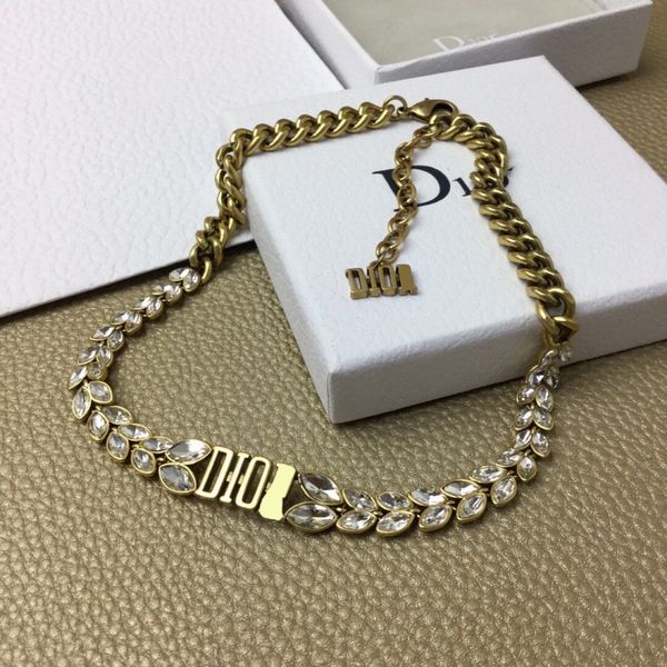 designer jewelry 2021 new fashion wheat ear necklace high version letter horse eye chain necklace female, Silver
designer jewelry 2021 new fashion wheat ear necklace high version letter horse eye chain necklace female, Silver