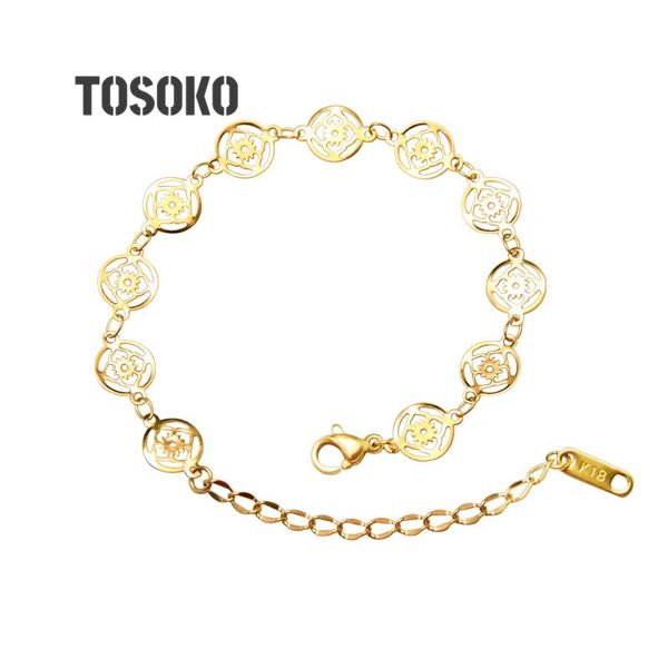 link, chain roman hollow flower stainless steel jewelry temperament bracelet for women anime women's bracelets bse089, Black
link, chain roman hollow flower stainless steel jewelry temperament bracelet for women anime women's bracelets bse089, Black