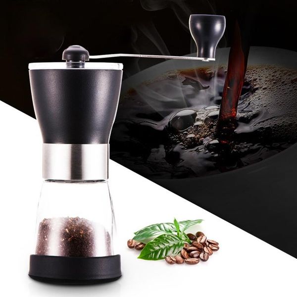 manual coffee grinders plastic portable grinder stainless steel adjustable handheld cocoa bean mill
manual coffee grinders plastic portable grinder stainless steel adjustable handheld cocoa bean mill