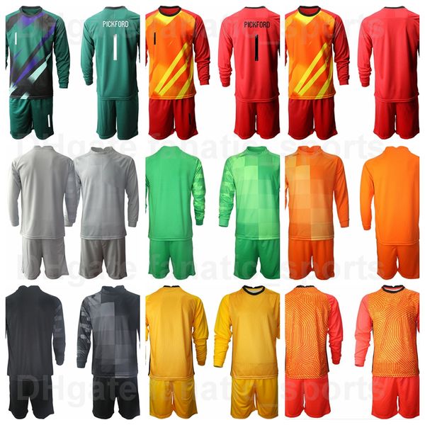 men national team soccer goalkeeper gk 1 gordon banks long sleeve jersey set goalie peter shilton 1 pickford 13 aaron ramsdale joe hart foot, Black
men national team soccer goalkeeper gk 1 gordon banks long sleeve jersey set goalie peter shilton 1 pickford 13 aaron ramsdale joe hart foot, Black