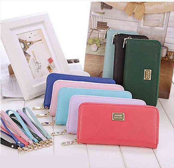 women ladies zipper faux leather long purse clutch phone bag wallet card holder, Red;black
women ladies zipper faux leather long purse clutch phone bag wallet card holder, Red;black