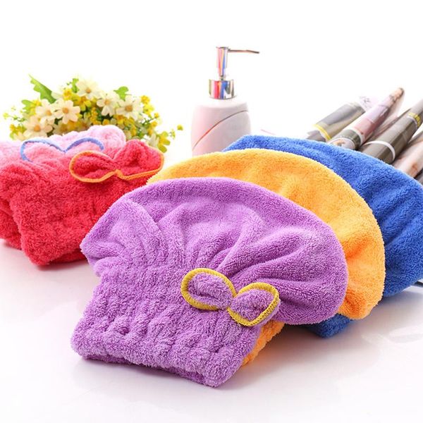 towel microfibre spa bowknot wrap cap quick hair drying bath average size women shower bonnet familial bathroom accessories
towel microfibre spa bowknot wrap cap quick hair drying bath average size women shower bonnet familial bathroom accessories