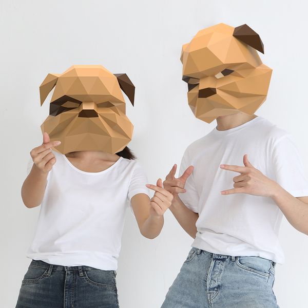 mascot doll costume 3d paper mold animal bully dog head mask headgear halloween props woman men party role play dress up diy craft masks, Red;yellow
mascot doll costume 3d paper mold animal bully dog head mask headgear halloween props woman men party role play dress up diy craft masks, Red;yellow
