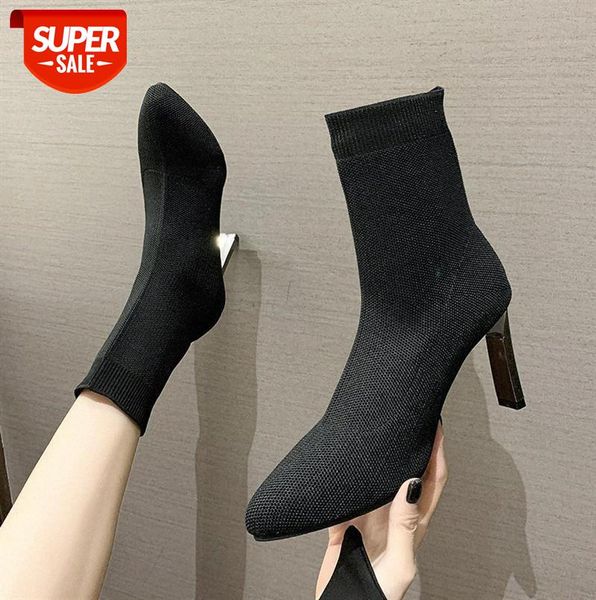 flying woven elastic fashion women's shoes, boots, high-heeled stiletto trendy #fr0t, Black
flying woven elastic fashion women's shoes, boots, high-heeled stiletto trendy #fr0t, Black